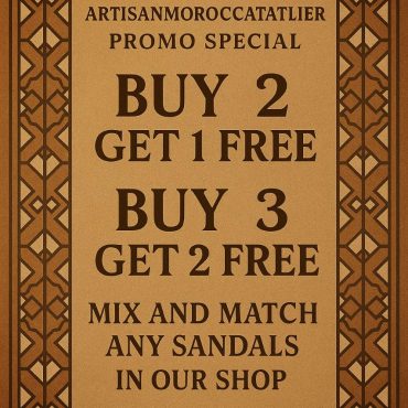 Handmade Moroccan Leather Sandals For Women – Brown Toe Loop Flat Sandals – Genuine Leather Summer Shoes – Buckle Strap Design