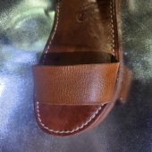 Handmade Moroccan Leather Sandals For Women – Fall Brown Leather Shoes Gift