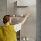 Hand-knitted Green Mohair Vest: Women's Cozy Knitwear